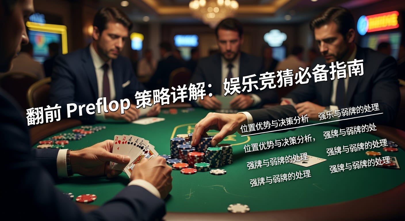 翻前 Preflop 策略：德州扑克必备技巧