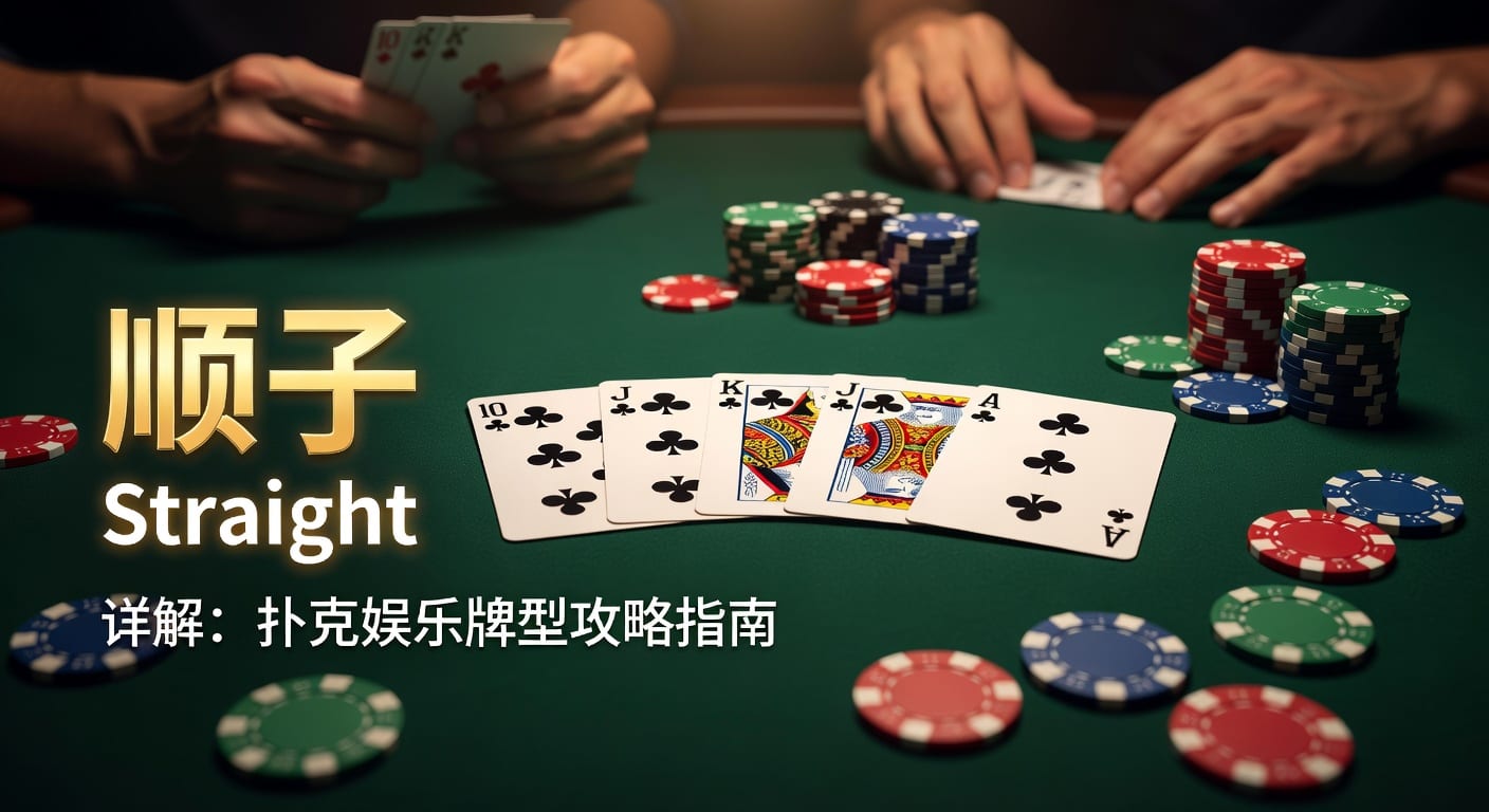 顺子 Straight 详解：扑克博彩技巧与避坑