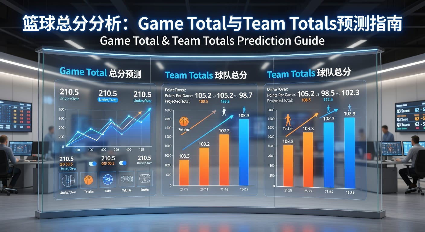 篮球总分投注：Game Total Team Totals预测攻略