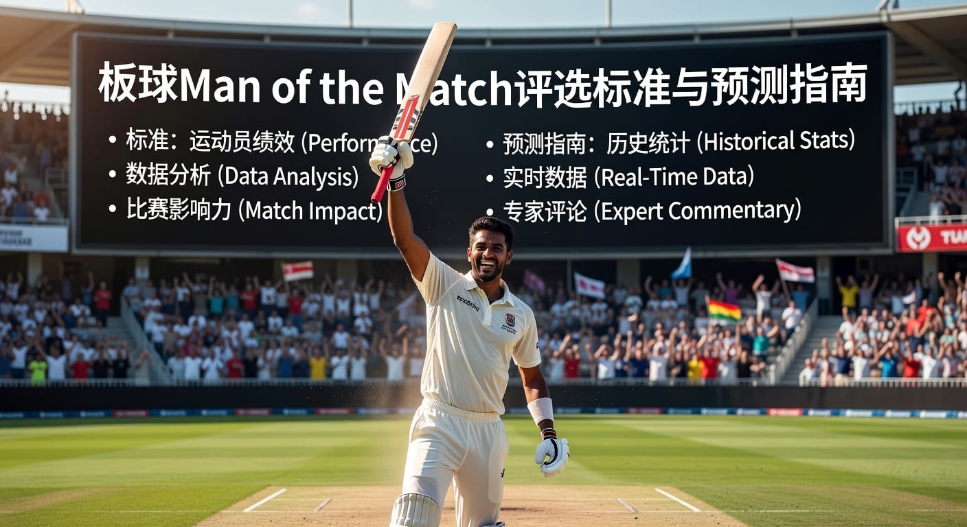 板球Man of the Match：评选标准与2026预测技巧